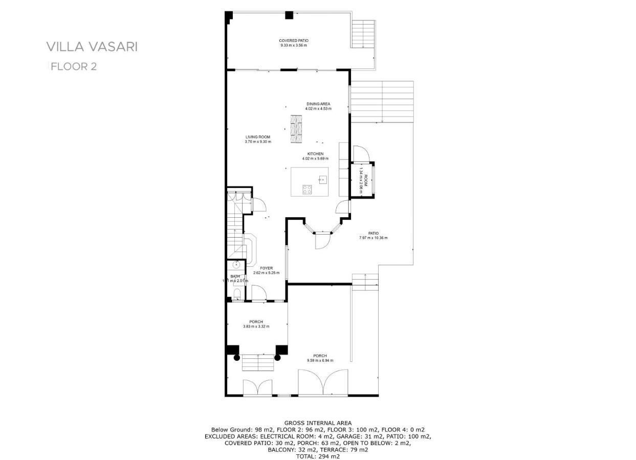 Vacation I Vasari, Near Marina, Private Pool, Rooftop Views, Big Groups Villa