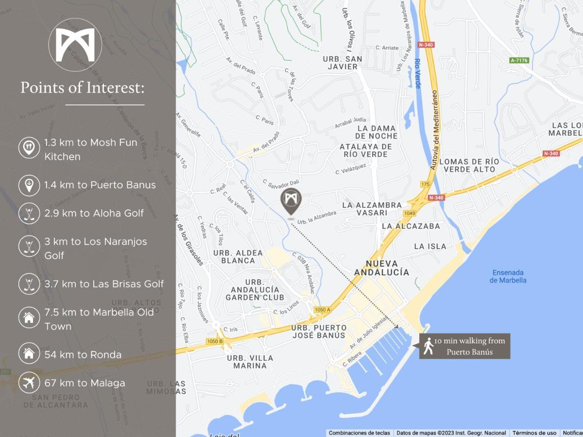Vacation I Vasari, Near Marina, Private Pool, Rooftop Views, Big Groups Marbella